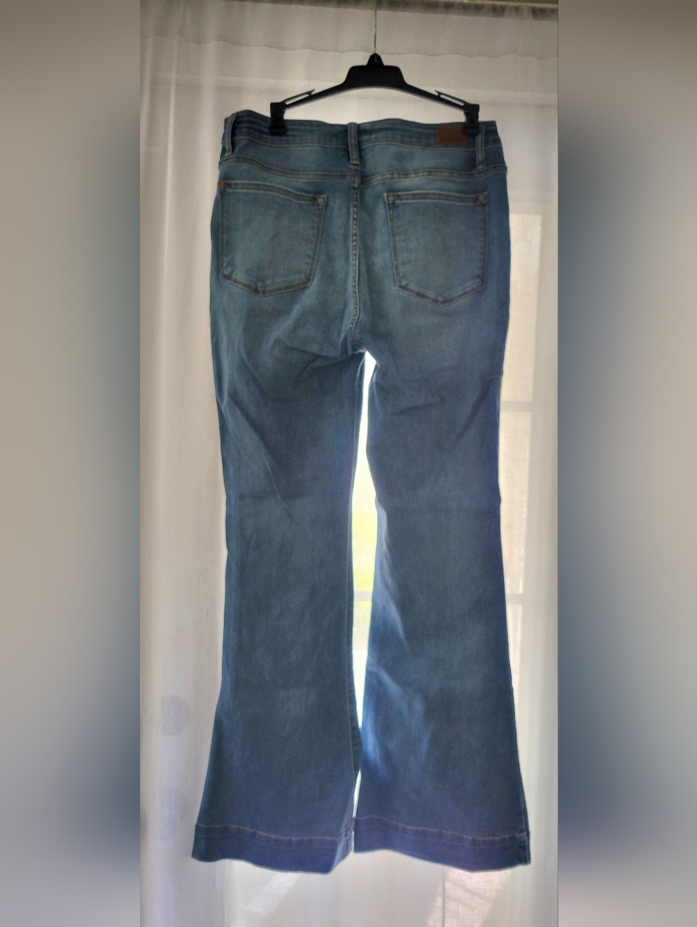 Judy Blue Women's High Rise Trouser Flare Jeans - Picture 2 of 7